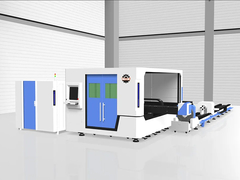 ماشین برش لیزری - برش فیبر لیزری لوله ورق با بستر مبادله - ماشین کار فلز