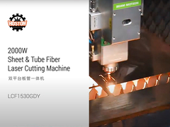 ماشین برش 2000W لیزر با مبادله میز ورق و لوله لیزر ماشین برش
