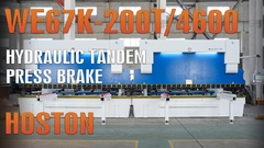 نمایش ماشین از ترمز فشار TANDEM هیدرولیک