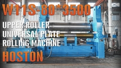 W11S ماشین رولینگ صفحه ی فرعی بزرگ W11S-80*3500